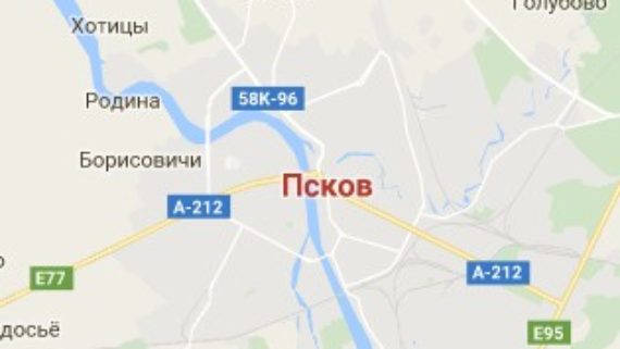 Карта борисовичи псков